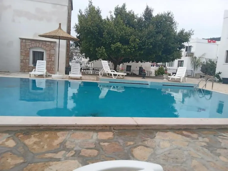 Cozy And Central Apartment With Shared Pool Near Beach In Bodrum